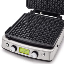 GreenPan Wafelijzer - Black - inclusief 2 sets wafelplaten - keramische anti-baklaag