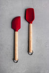 KitchenAid Set de Spatules Core Imperial Bois de Bouleau Rouge 2 pièces