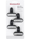 KitchenAid Clips de Fermeture Core Noir 4 Pièces