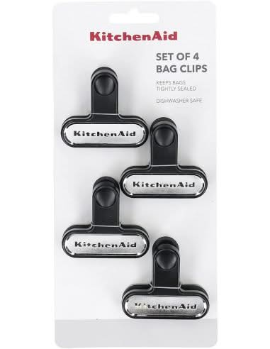 KitchenAid Clips de Fermeture Core Noir 4 Pièces