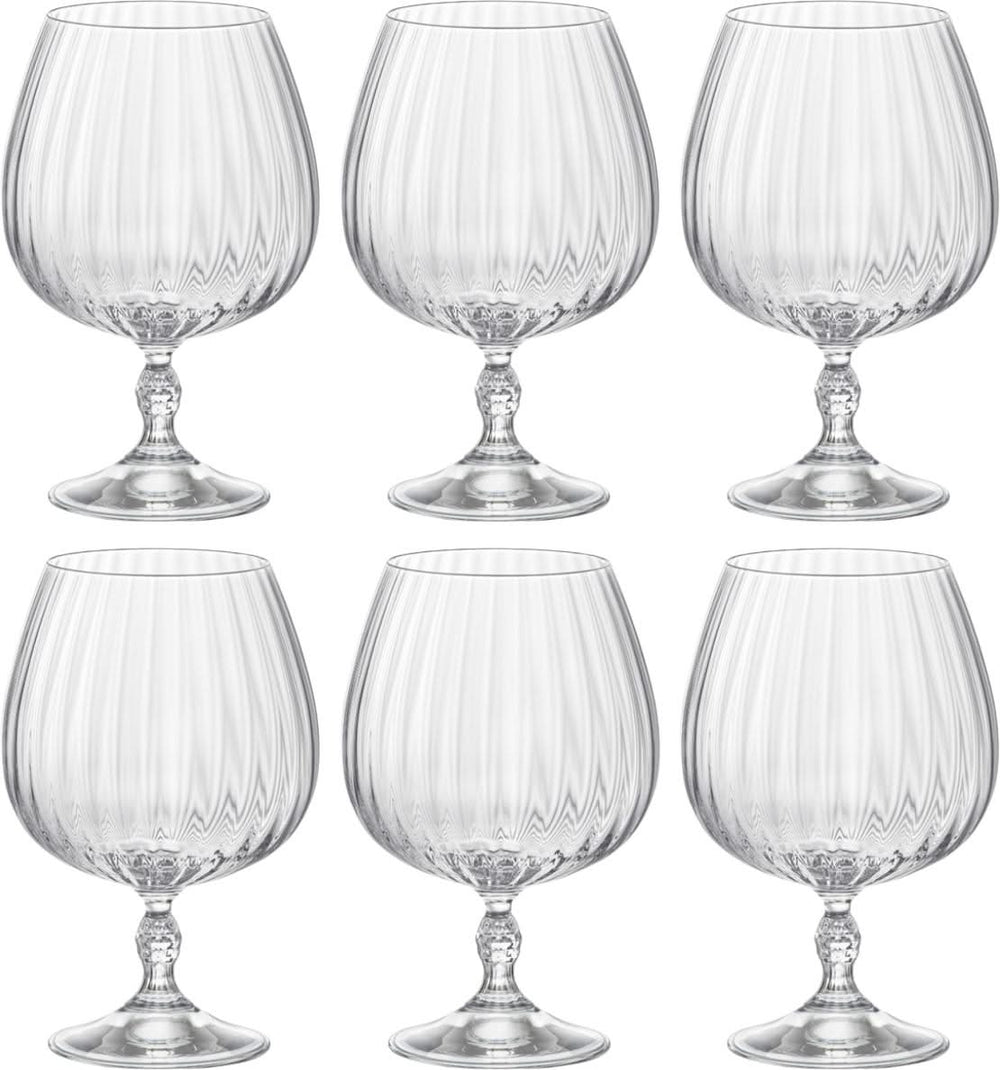 Verres à Cognac Bormioli Rocco America 20's - 650 ml - 6 pièces