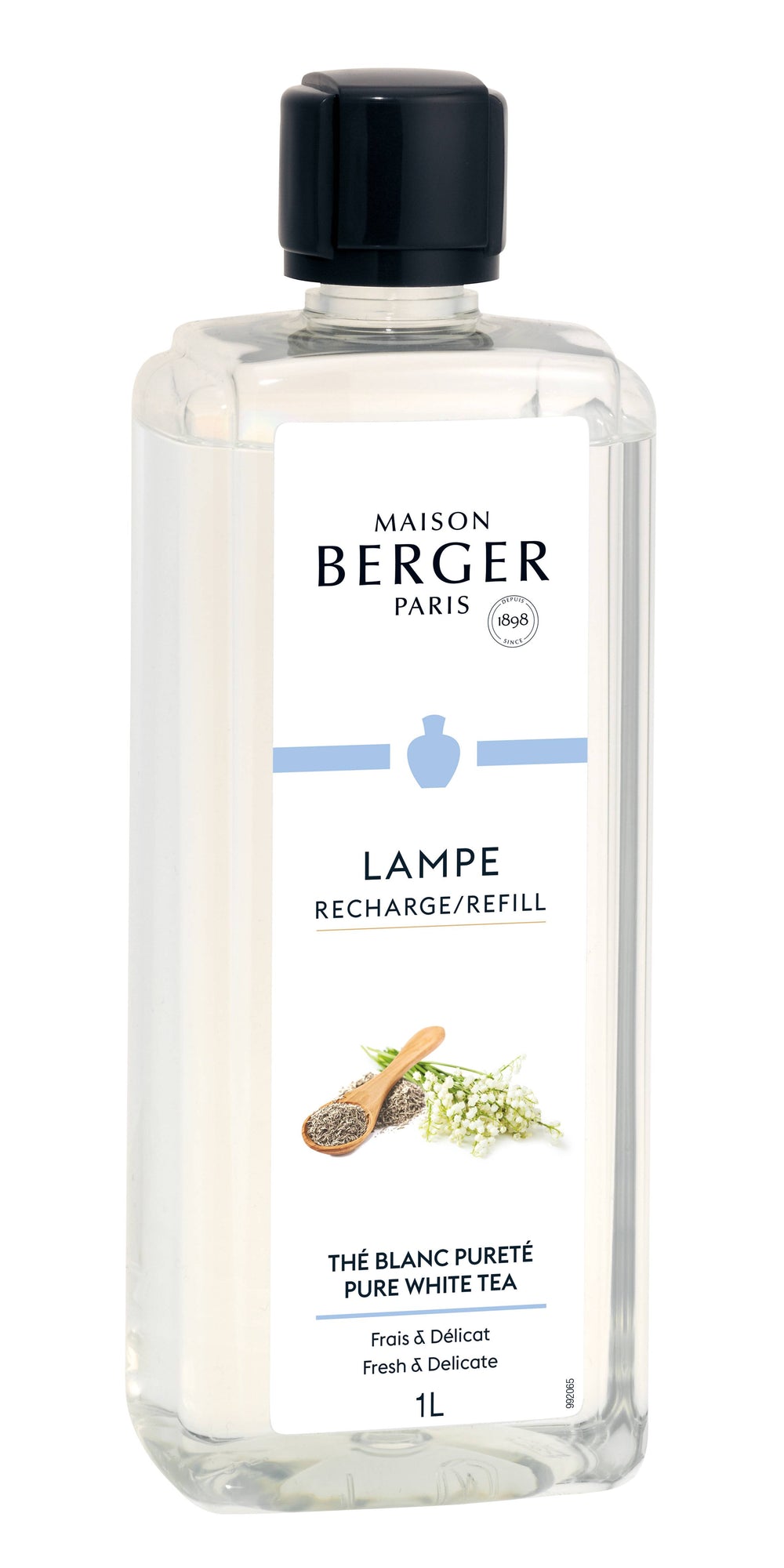 Maison Berger Navulling - voor geurbrander - Pure White Tea - 1 Liter