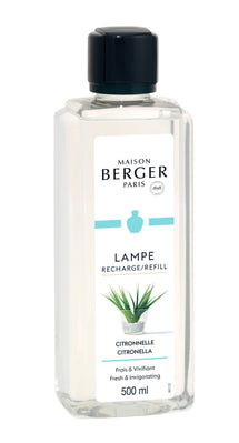 Recharge Maison Berger - pour brule parfum - Citronnelle - 500 ml