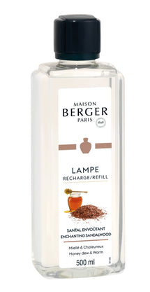 Recharge Lampe Berger - pour lampe à parfum - Bois de Santal Envoûtant - 500 ml