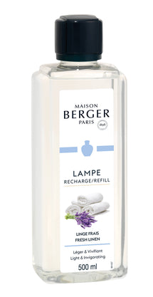 Maison Berger Navulling - voor geurbrander - Fresh Linen - 500 ml