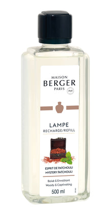 Recharge Maison Berger - pour brule parfum - Patchouli Mystère - 500 ml