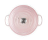 Le Creuset Cocotte Signature - Campagnard - Coquillage Rose - ø 26 cm / 2,2 litres