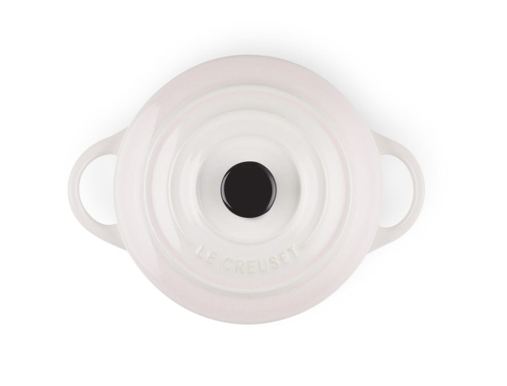 Le Creuset Poêle de Service / Mini Cocotte Signature - Coquillage Rose - ø 10 cm / 250 ml