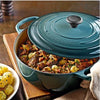 Le Creuset Braadpan Signature - Deap Teal - ø 24 cm / 4.2 liter