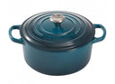 Le Creuset Casserole Signature - Bleu Sarcelle - ø 24 cm / 4,2 litres