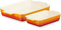 Le Creuset Ovenschalen Classic - 25 & 32 cm - Oranjerood - 2 delig