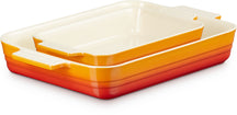 Le Creuset Ovenschalen Classic - 25 & 32 cm - Oranjerood - 2 delig