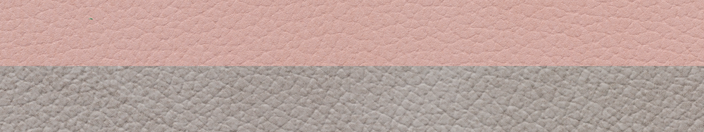 LIND DNA Onderzetter Nupo - Leer - Rose / Light Grey - dubbelzijdig - 10 x 10 cm