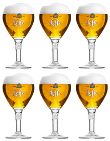 Leffe Bierglazen - 250 ml - 6 stuks