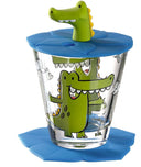 Leonardo Set de verres pour enfants Bambini Crocodile 215 ml - 3 pièces