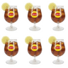 Lipton Ice Tea Bol Glazen - Transparant - 250 ml - 6 stuks