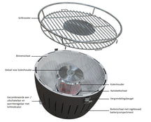 LotusGrill BBQ / Tafelbarbecue Classic - Houtskool - ø 35 cm - RVS