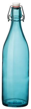 Bouteille à bouchon / Bouteille Weck Giara Bleu clair 1 litre de Bormioli Rocco