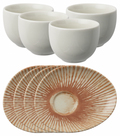 Arthur Krupp Koffieset Sunlight - Red - Organic - 8-Delig