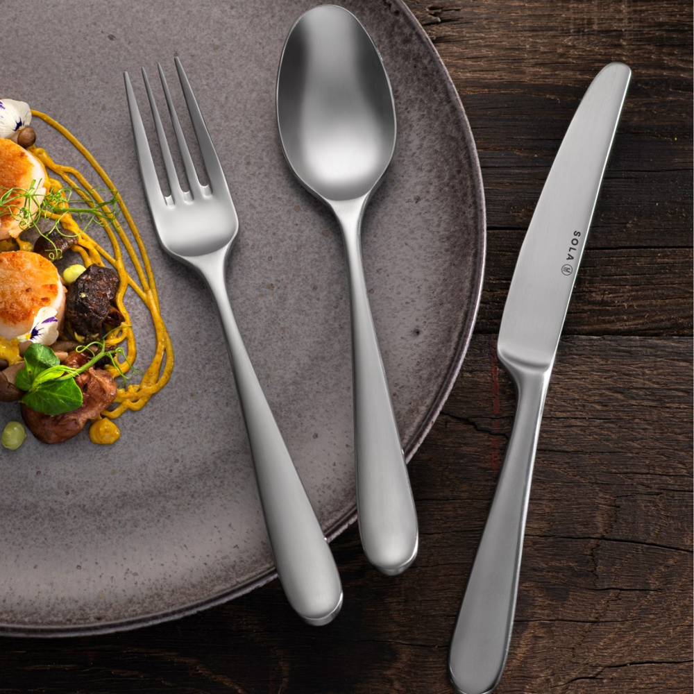 Sola Bestekset Nordica MAT - 18/10 RVS - 24 delig / 6 personen