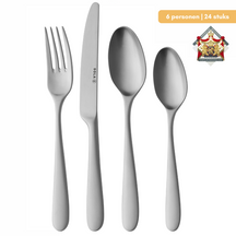 Sola Bestekset Nordica MAT - 18/10 RVS - 24 delig / 6 personen