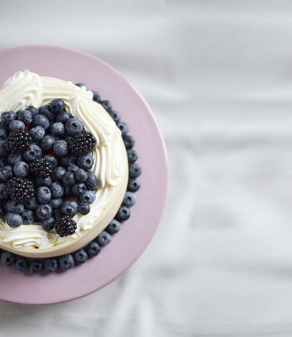 Assiette à gâteau Bitz rose clair ø 30 cm