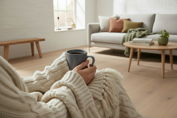 Cookinglife Mokken Siaki - Wit / Blauw / Grijs 350 ml - Porselein - 6 stuks