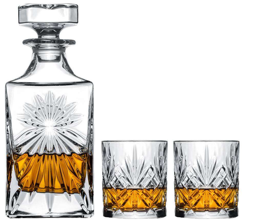 Cookinglife Whisky Set (carafe &amp; verres à whisky) Moy - set 3 pièces