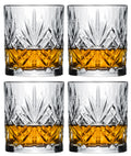 Cookinglife Whiskey Glazen / Cocktailglazen / Waterglazen Moy - 340 ml - 4 stuks