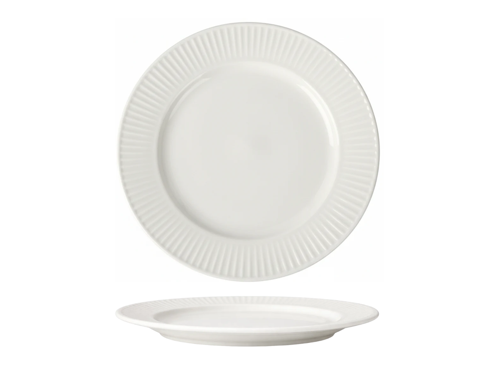 Cookinglife Ontbijtborden / Dessertborden Siaki New Bone - Porselein ø 20 cm - 6 Stuks