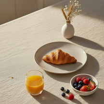 Cookinglife Ontbijtborden / Dessertborden Serene Sand Ø 20 cm - Aardewerk - 4 stuks