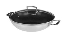 Le Creuset Wokpan Magnetik - TriPly inox - ø 30 cm / 4,3 litres - revêtement antiadhésif standard