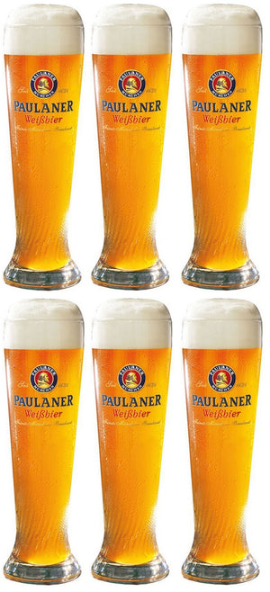 Paulaner Bierglazen Weizen - 500 ml - 6 stuks