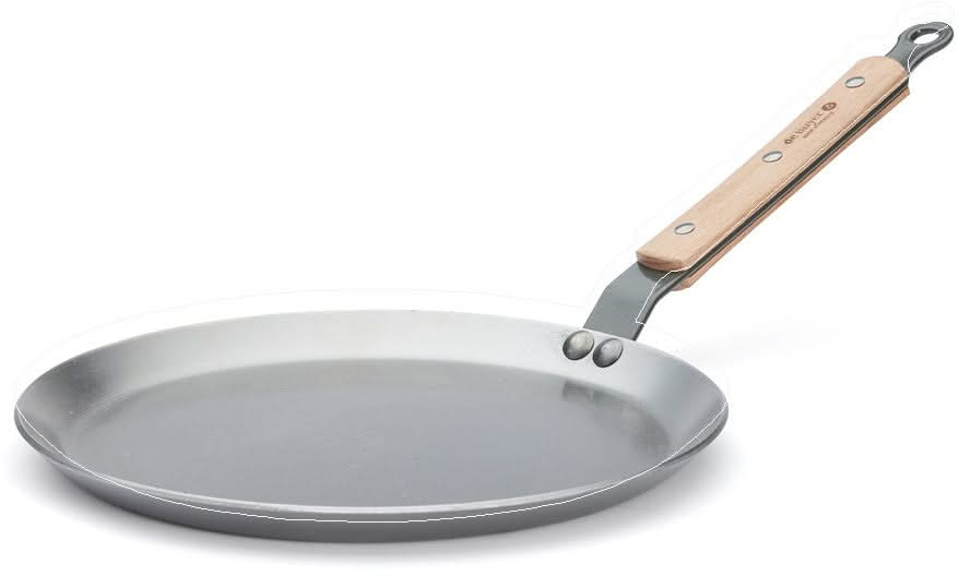 Poêle à crêpes De Buyer Mineral B en bois ø 24 cm