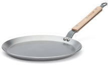 Poêle à crêpes / Crepepan Mineral B Wood De Buyer - ø 24 cm - sans revêtement antiadhésif