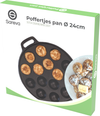 Poêle à Poffertjes Sareva - Fonte - ø 24 cm - 19 poffertjes