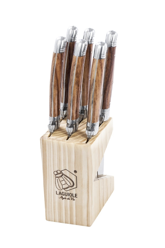 Laguiole Style de Vie Steakmessen Premium Line Wood - 6 stuks