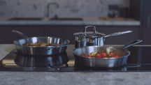 Beka Pannenset Maestro 5-Delig - zonder anti-aanbaklaag - geschikt voor alle warmtebronnen (Kookpannen, Steelpan & Soeppan)