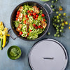 Le Creuset Wokpan Magnetik - TriPly RVS - ø 30 cm / 4.3 liter - standaard anti-aanbaklaag