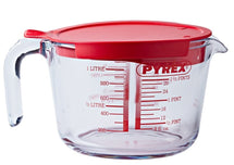 Pyrex Maatbeker - met deksel - Classic Prepware Hittebestendig Glas 1 Liter