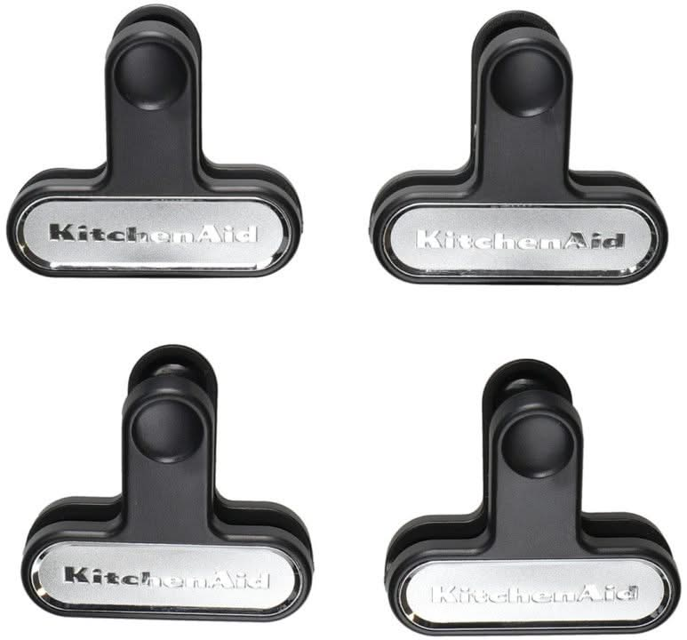 KitchenAid Clips de Fermeture Core Noir 4 Pièces