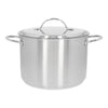 Demeyere - 4 delige Pannenset (Kookpan ø 18 / 20 / 24 cm + Steelpan ø 16 cm) + Deksels Resto 3 - RVS