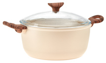 Sambonet Casserole Rock 'n' Rose - Crème - ø 24 cm / 4,5 litres - revêtement antiadhésif standard