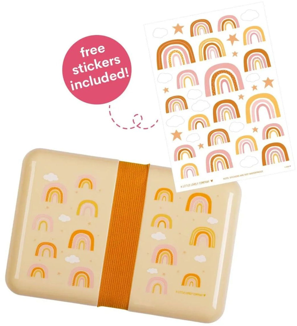 A Little Lovely Company Lunchbox - Regenbogen