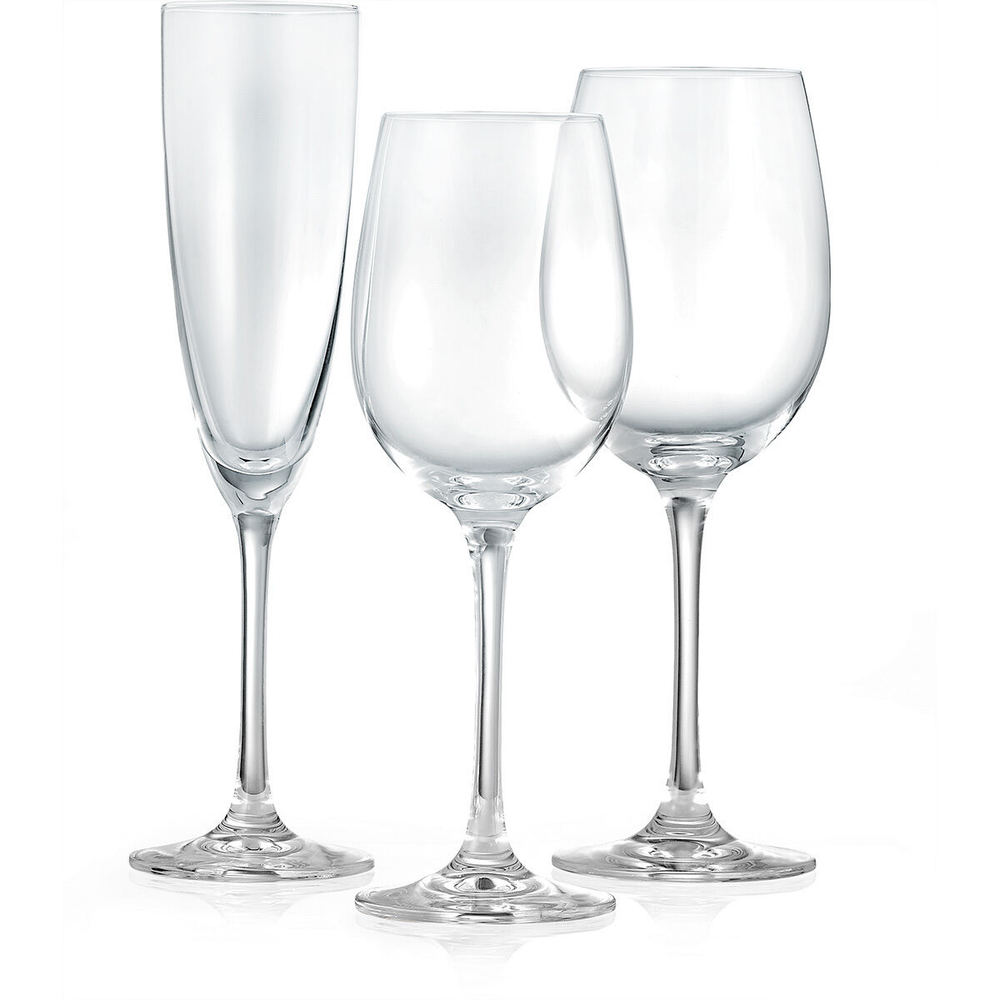 Schott Zwiesel Set de verres à vin Classico (verres à vin rouge, verres à vin blanc et verres à champagne) - ensemble de 12 pièces