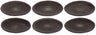 Assiettes de petit-déjeuner Studio Tavola Dark Brown ø 22 cm - 6 pièces