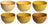 Bol à soupe Studio Tavola Sunny Fall Ø14 cm - 6 pièces