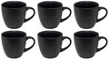 Studio Tavola Tasses à Café Black Tie 200 ml - 6 pièces