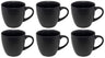 Ensemble de 6 tasses à café Studio Tavola Black Tie de 240 ml