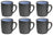 Studio Tavola Tasses Santorin 350 ml - 6 Pièces